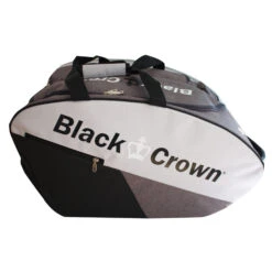 BLACK CROWN Calm Padel Racket Bag - Grey, White