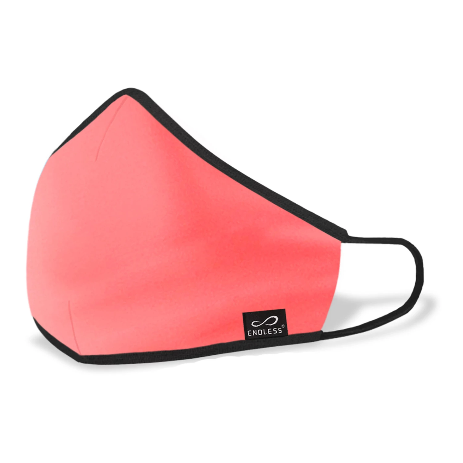 Endless Safe Mask Inklusive 2 Filter Face Mask - Coral, Black 3 Endless Safe Mask Inklusive 2 Filter Face Mask - Coral, Black