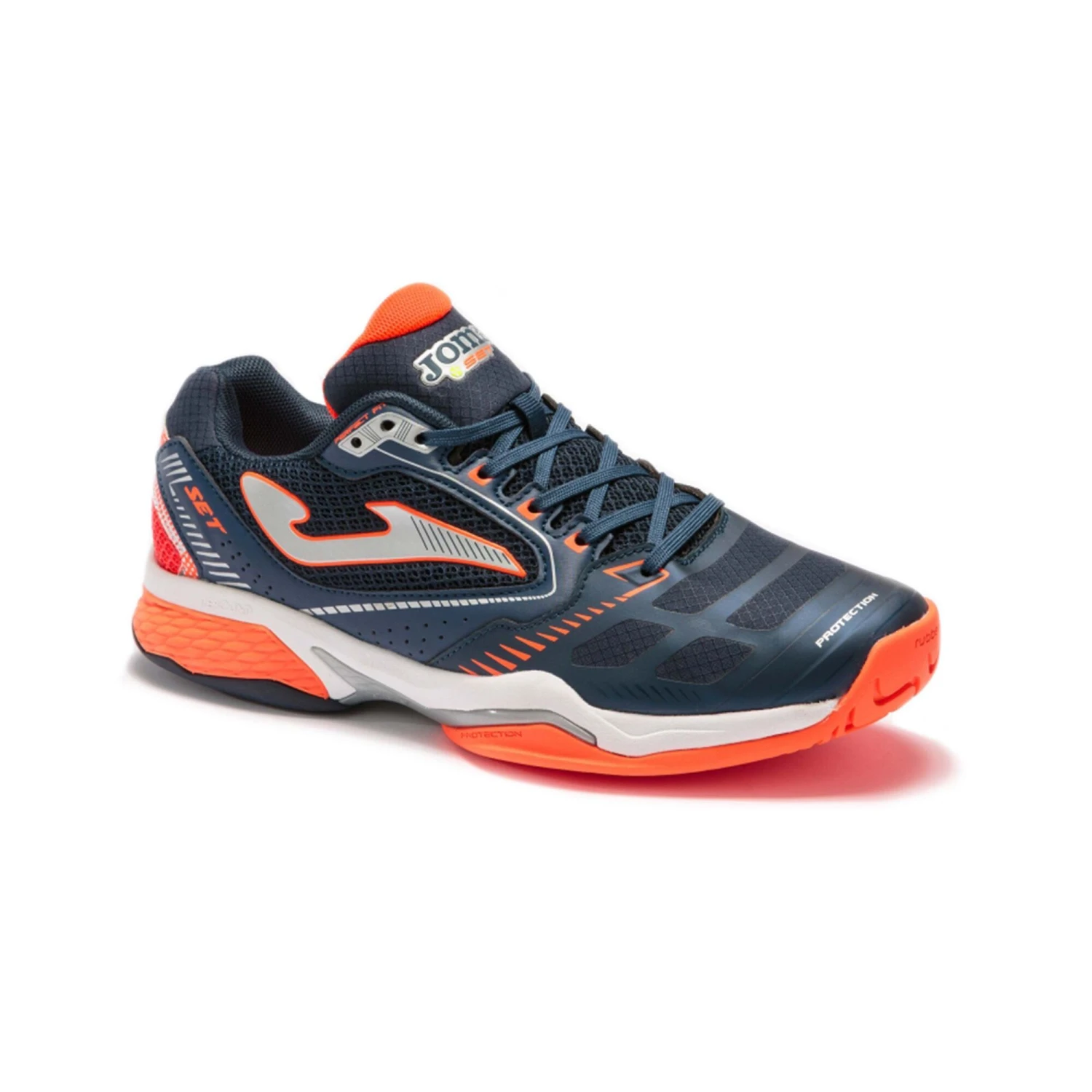 JOMA Set 2103 Clay Court Shoe Men - Dark Blue, Coral 5 JOMA Set 2103 Clay Court Shoe Men - Dark Blue, Coral - Image 3