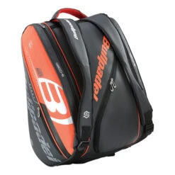 BULLPADEL Big Capacity Padel Racket Bag - Black, Orange -Padel Pro Shop 0002400000 0 2 2