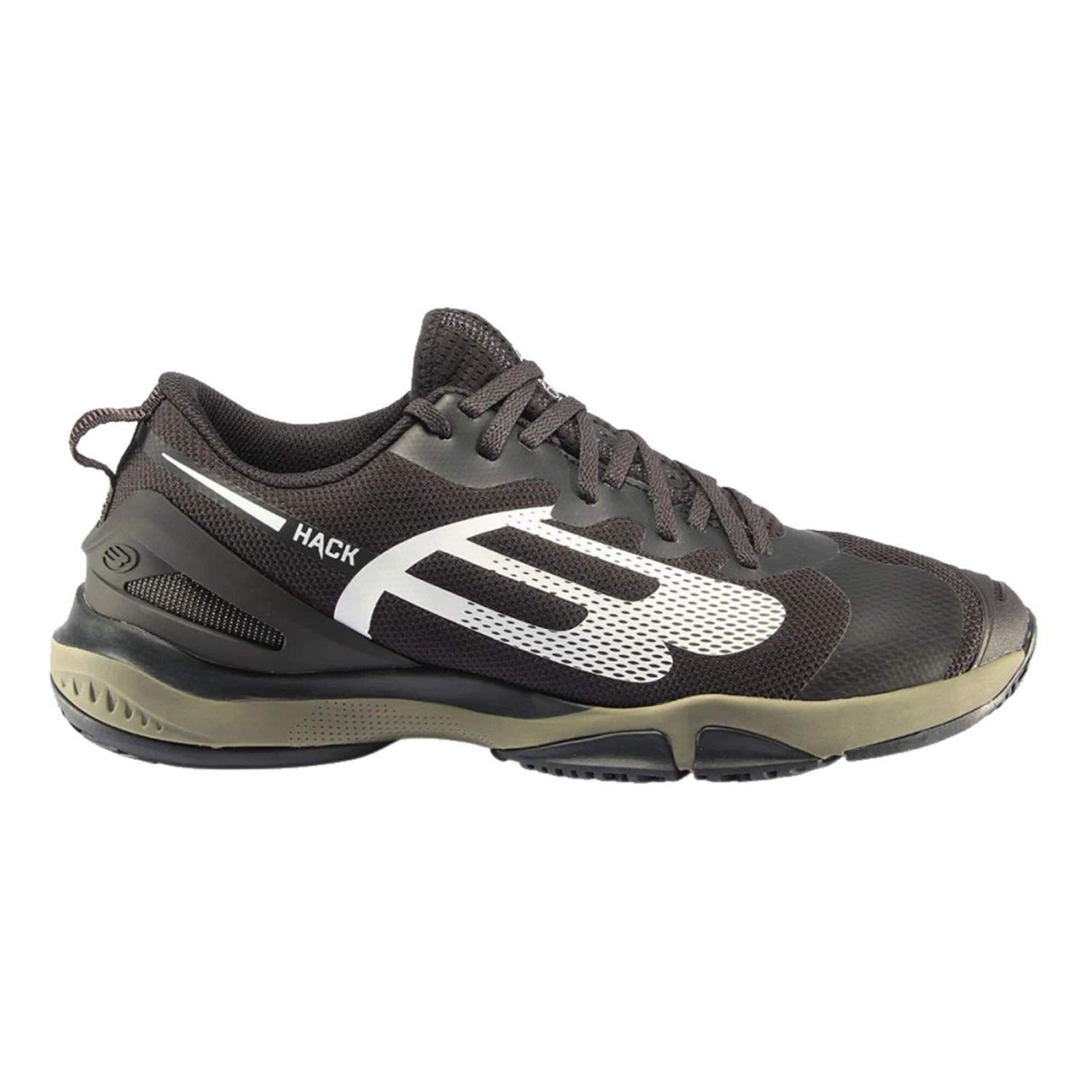 BULLPADEL Hack Hybrid Fly Padel Shoe Men - Grey, Khaki 3 BULLPADEL Hack Hybrid Fly Padel Shoe Men - Grey, Khaki
