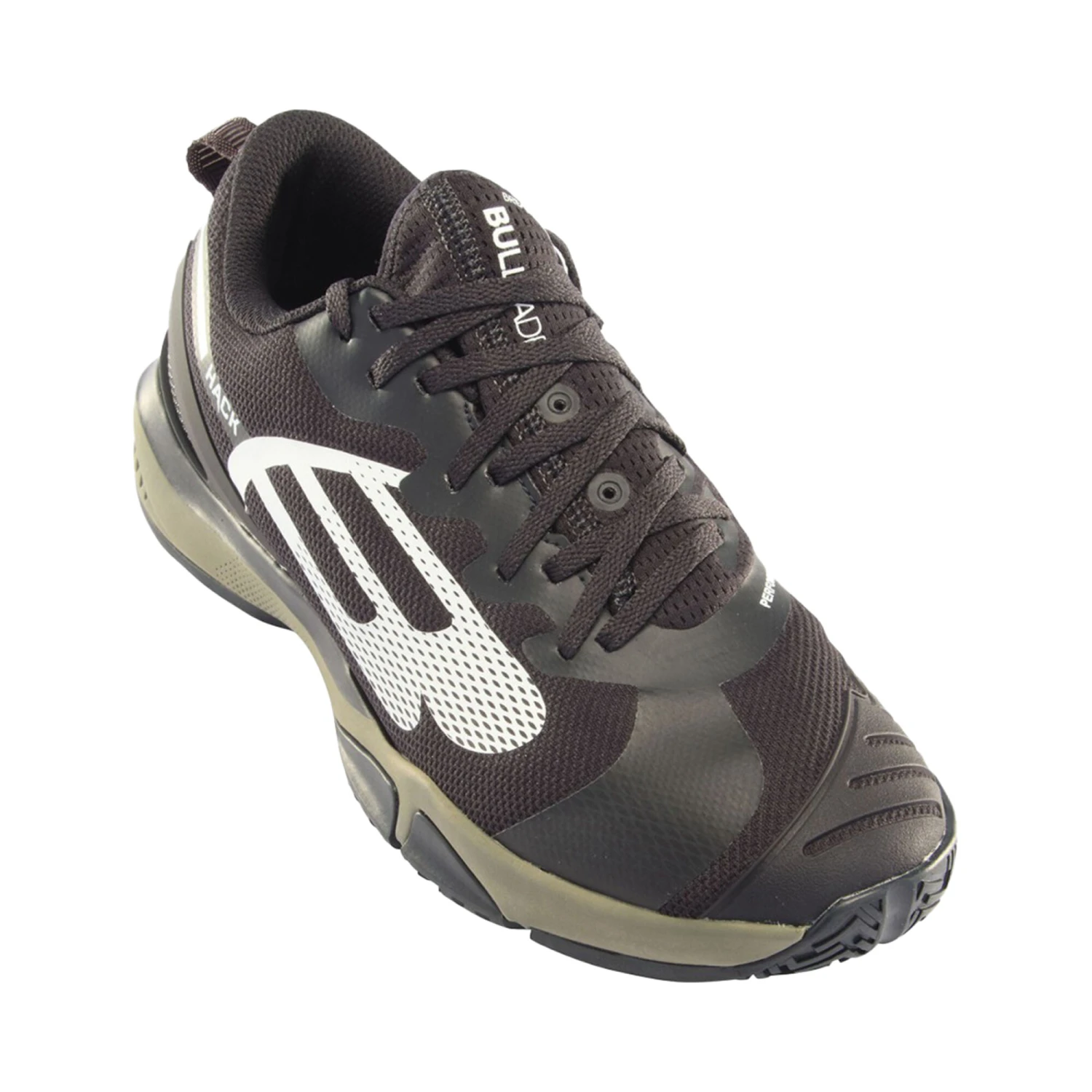 BULLPADEL Hack Hybrid Fly Padel Shoe Men - Grey, Khaki 5 BULLPADEL Hack Hybrid Fly Padel Shoe Men - Grey, Khaki - Image 3