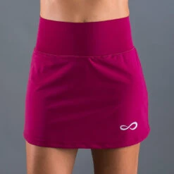 Endless Minimal Highwaist Skirt Women - Berry, Silver -Padel Pro Shop 00027000 15