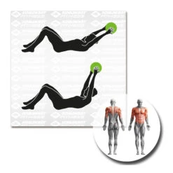 Medicine Ball 1kg - Anthracite, Green 10 Medicine Ball 1kg - Anthracite, Green -Padel Pro Shop 0003300000 12