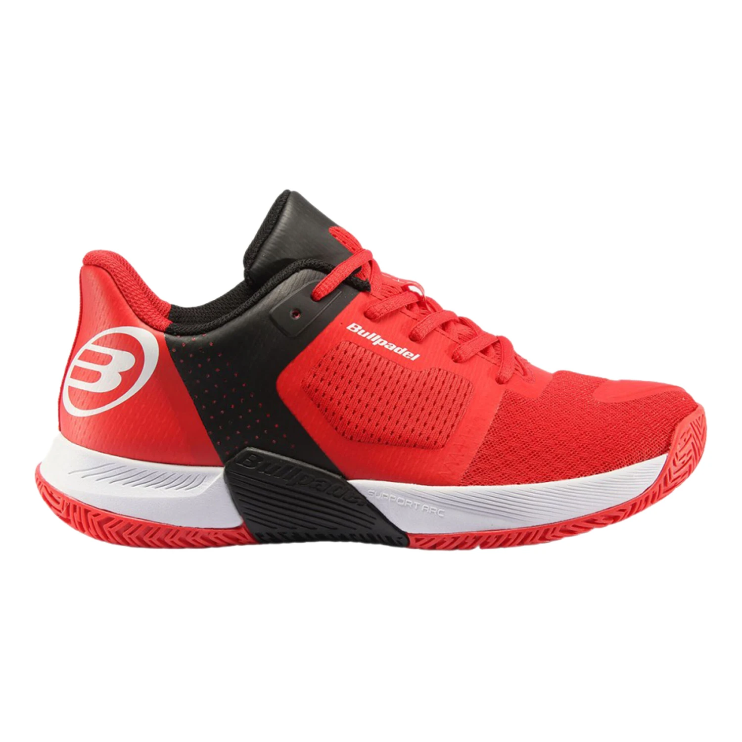 BULLPADEL Next Hybrid Padel Shoe Men - Red, Black 3 BULLPADEL Next Hybrid Padel Shoe Men - Red, Black