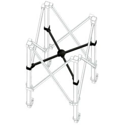 GAMMA EZ Travel Cart 150 Ball Cart With Wheels - Black 11 GAMMA EZ Travel Cart 150 Ball Cart With Wheels - Black -Padel Pro Shop 0003800000 0 4