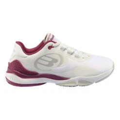 BULLPADEL Flow Hybrid Fly 22v Padel Shoe Women - White, Berry