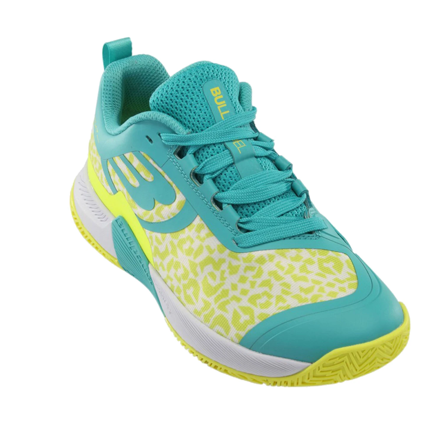 BULLPADEL Next Hybrid Pro Padel Shoe Women - Turquoise, Neon Green 5 BULLPADEL Next Hybrid Pro Padel Shoe Women - Turquoise, Neon Green - Image 3