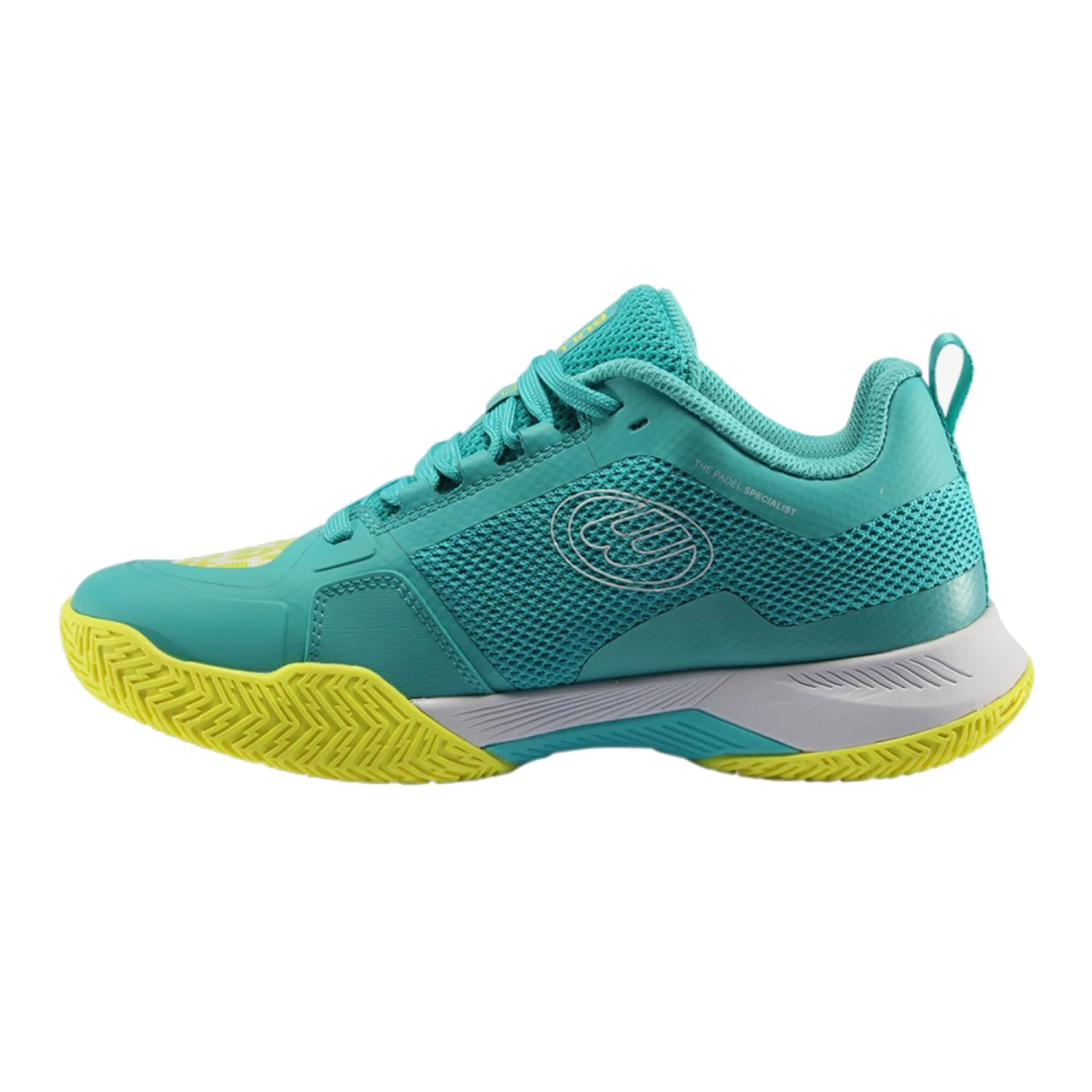 BULLPADEL Next Hybrid Pro Padel Shoe Women - Turquoise, Neon Green 4 BULLPADEL Next Hybrid Pro Padel Shoe Women - Turquoise, Neon Green - Image 2