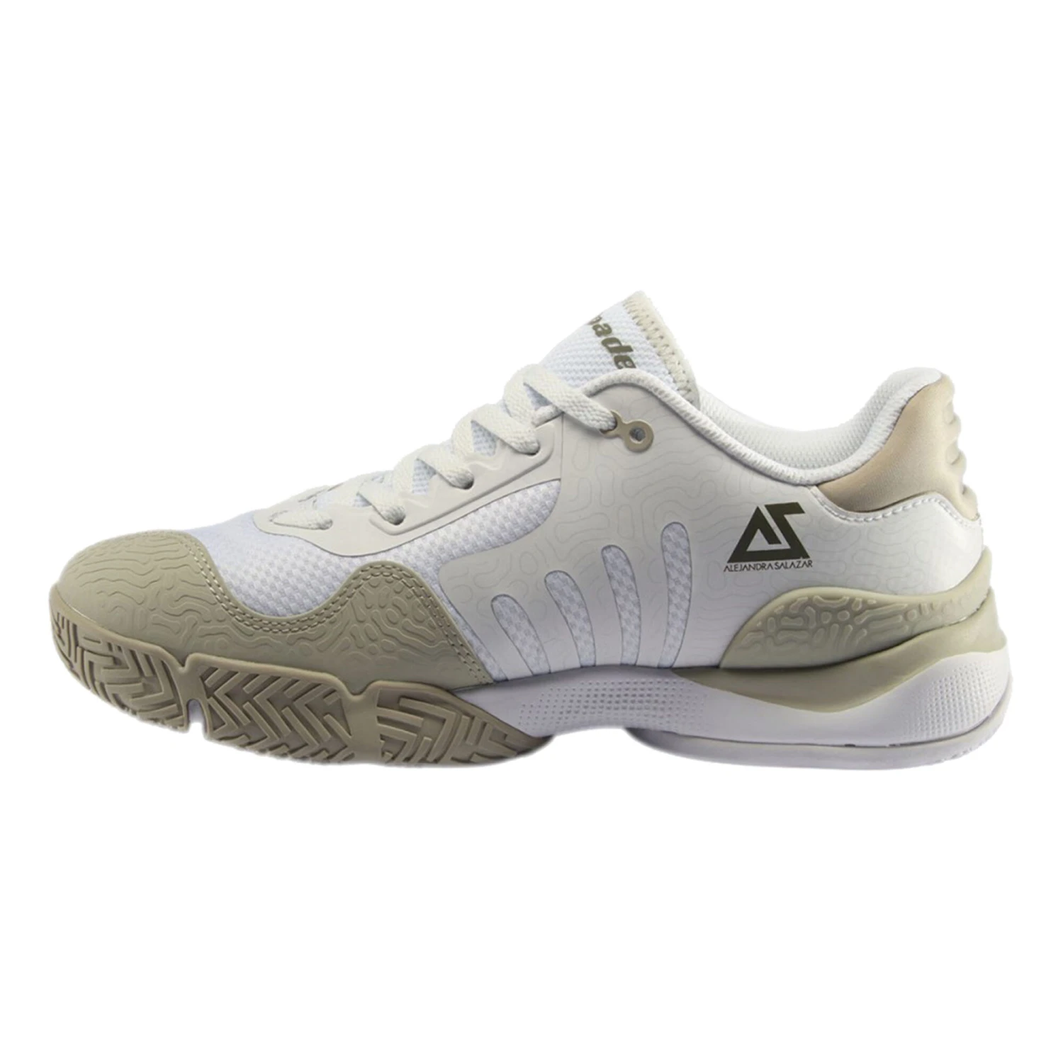 BULLPADEL Flow Hybrid Fly 22 Padel Shoe Women - White 4 BULLPADEL Flow Hybrid Fly 22 Padel Shoe Women - White - Image 2