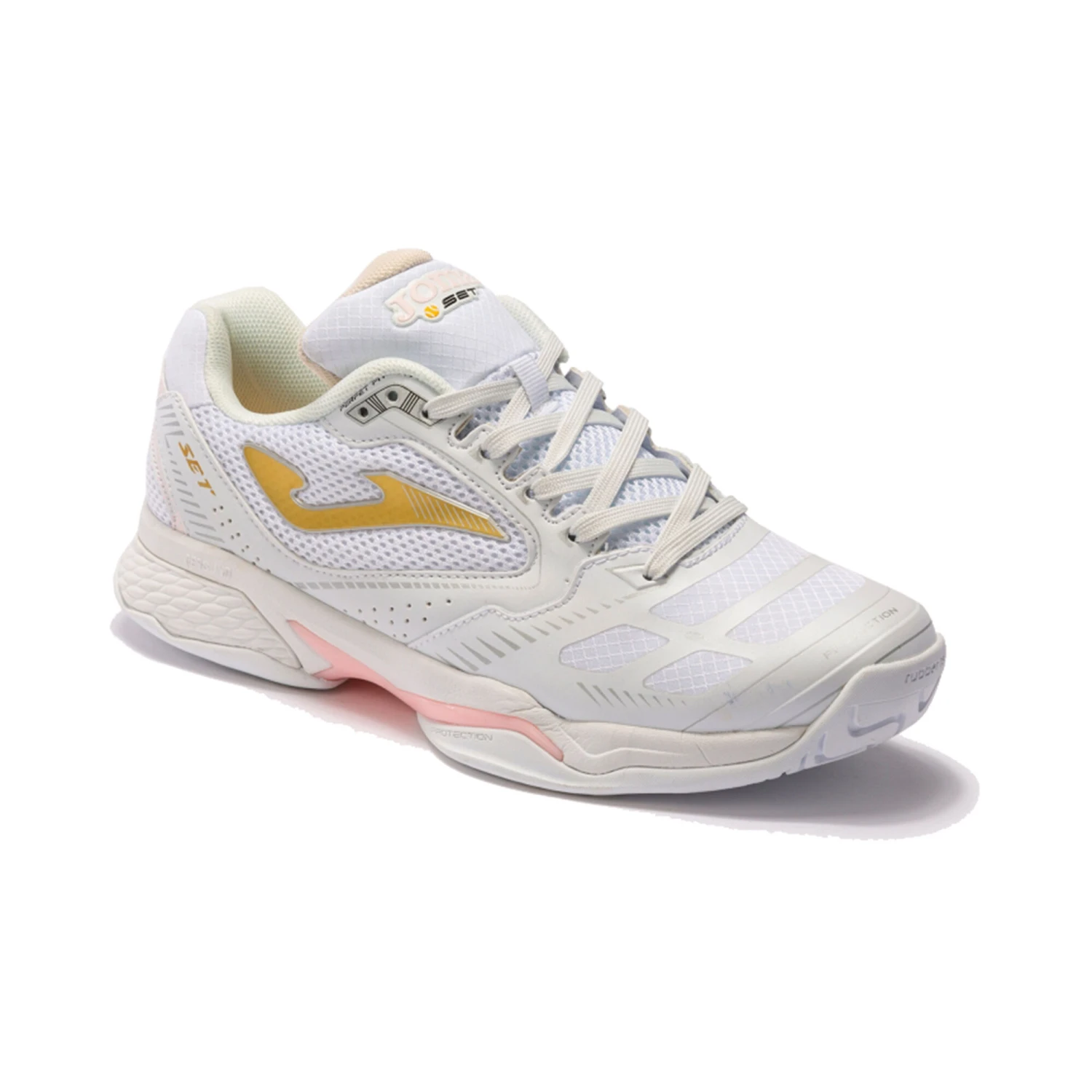 JOMA T.Set Clay Court Shoe Women - White, Gold 6 JOMA T.Set Clay Court Shoe Women - White, Gold - Image 4