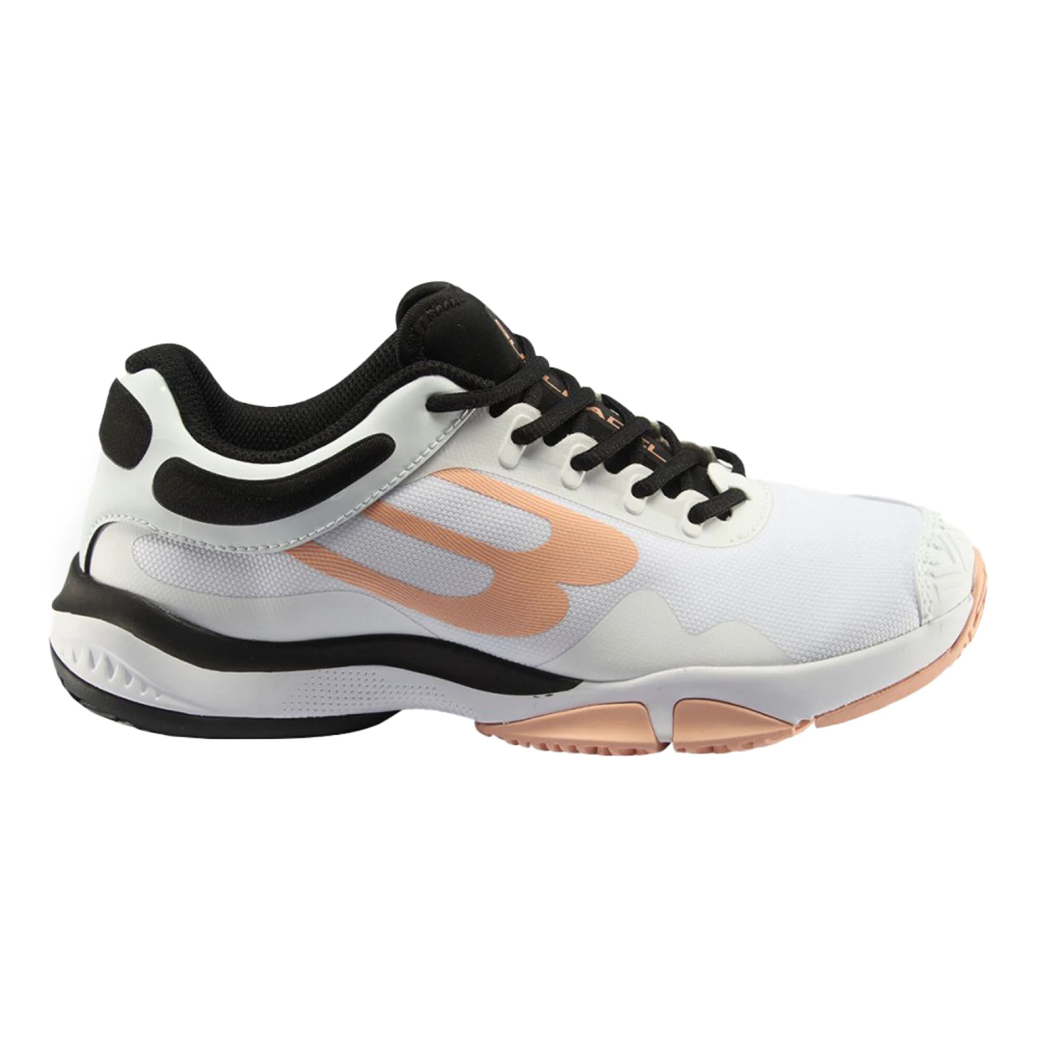 BULLPADEL Flow Hybrid Fly Padel Shoe Women - White, Black 3 BULLPADEL Flow Hybrid Fly Padel Shoe Women - White, Black