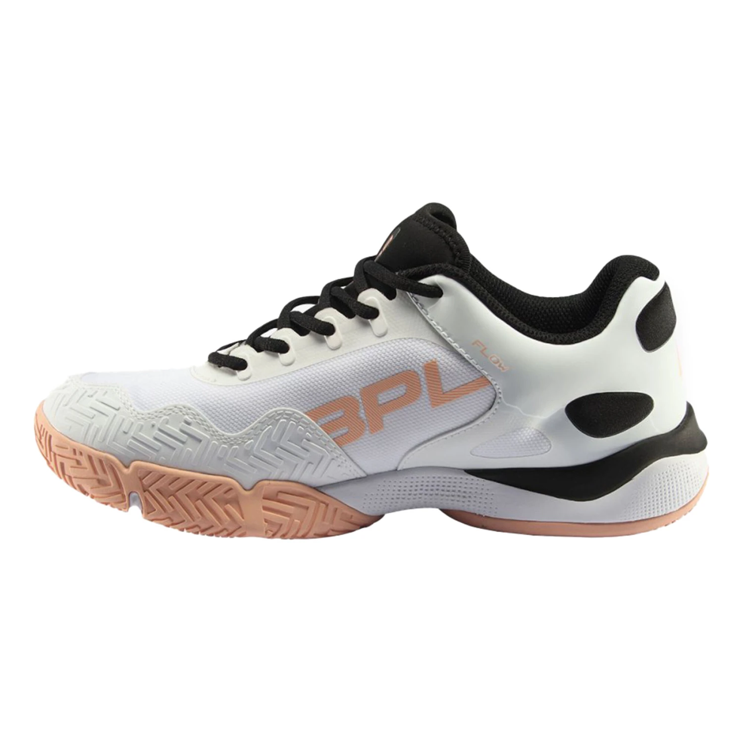 BULLPADEL Flow Hybrid Fly Padel Shoe Women - White, Black 4 BULLPADEL Flow Hybrid Fly Padel Shoe Women - White, Black - Image 2