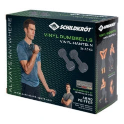 Vinyl-Hanteln 2 Kg Set Soft Handle - Grey -Padel Pro Shop 0005200000 10