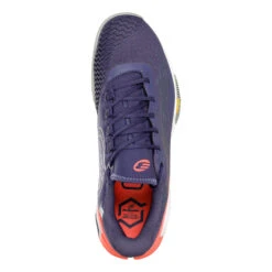 BULLPADEL Hack Vibram Padel Shoe Men - Dark Blue, Coral -Padel Pro Shop 00052000 0 4