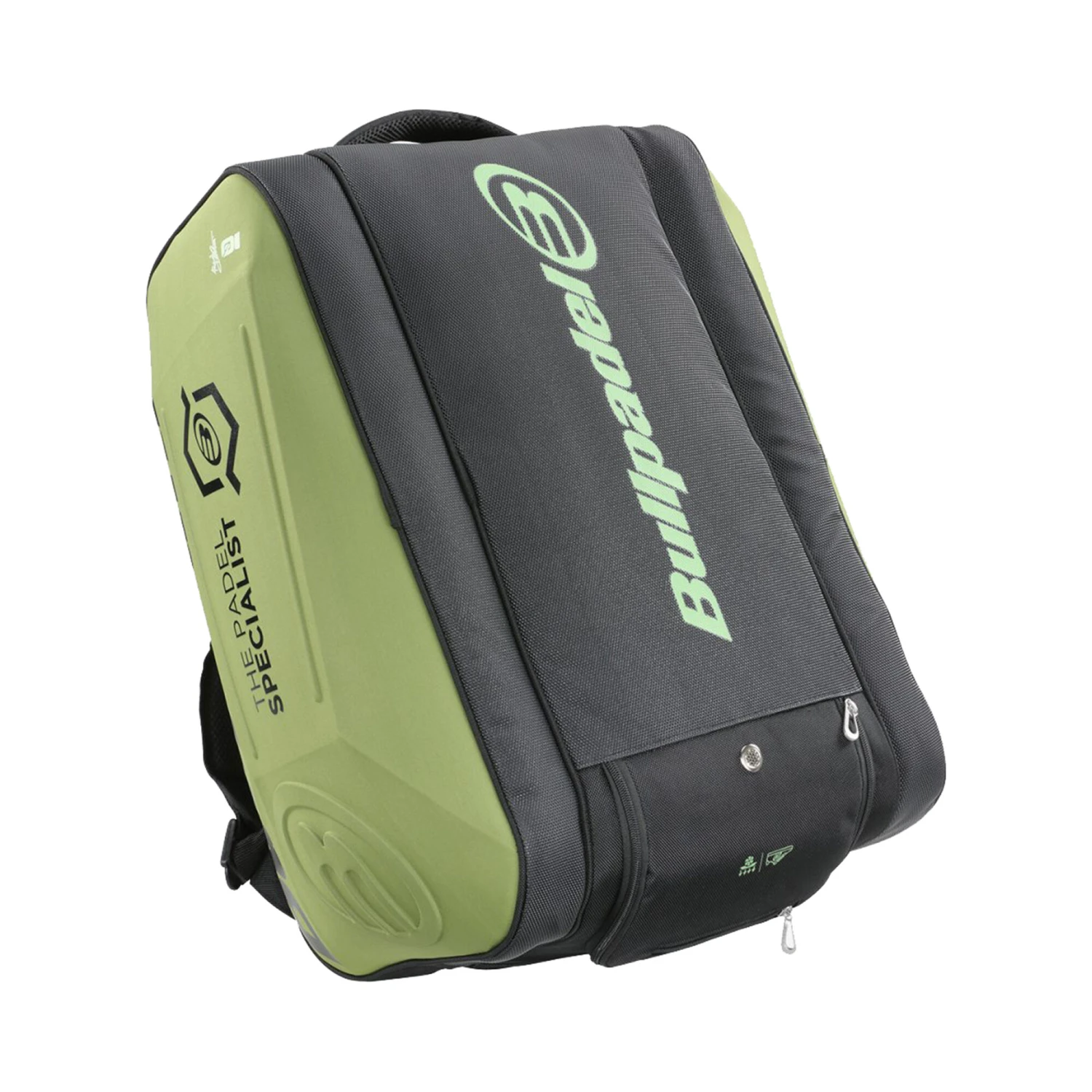 BULLPADEL HACK Padel Racket Bag - Black, Green 6 BULLPADEL HACK Padel Racket Bag - Black, Green - Image 4