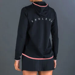Endless Breath Hoody Women - Black, Coral 9 Endless Breath Hoody Women - Black, Coral -Padel Pro Shop 00064000 11