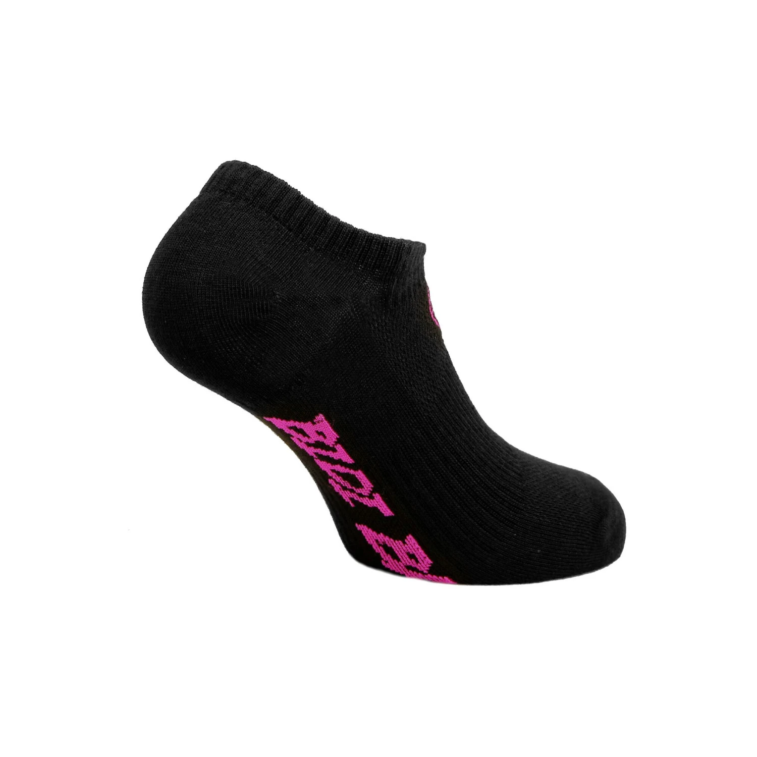 BIDI BADU Harper No Show Tech Sports Socks - Black, Pink 4 BIDI BADU Harper No Show Tech Sports Socks - Black, Pink - Image 2