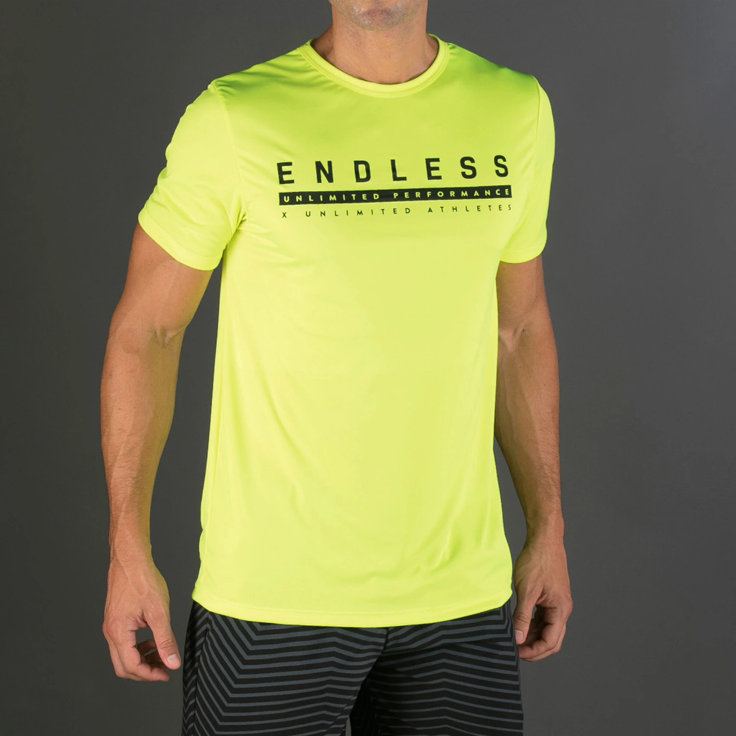 Endless Ace Unlimited T-Shirt Men - Neon Yellow, Black 4 Endless Ace Unlimited T-Shirt Men - Neon Yellow, Black - Image 2