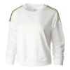 In The Net Sweatshirt Women - White, Neon Yellow -Padel Pro Shop 00126000 000