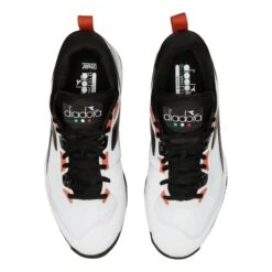 Diadora Speed Blushield 5 CLAY Clay Court Shoe Men - White, Black -Padel Pro Shop 00207000 0 4