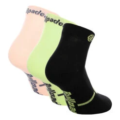 BULLPADEL Short Sports Socks 3 Pack Women - Black, Multicoloured -Padel Pro Shop 00262000 0 2