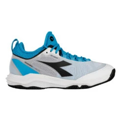 Diadora Speed Blushield Fly 3+ Clay Court Shoe Men - White, Turquoise