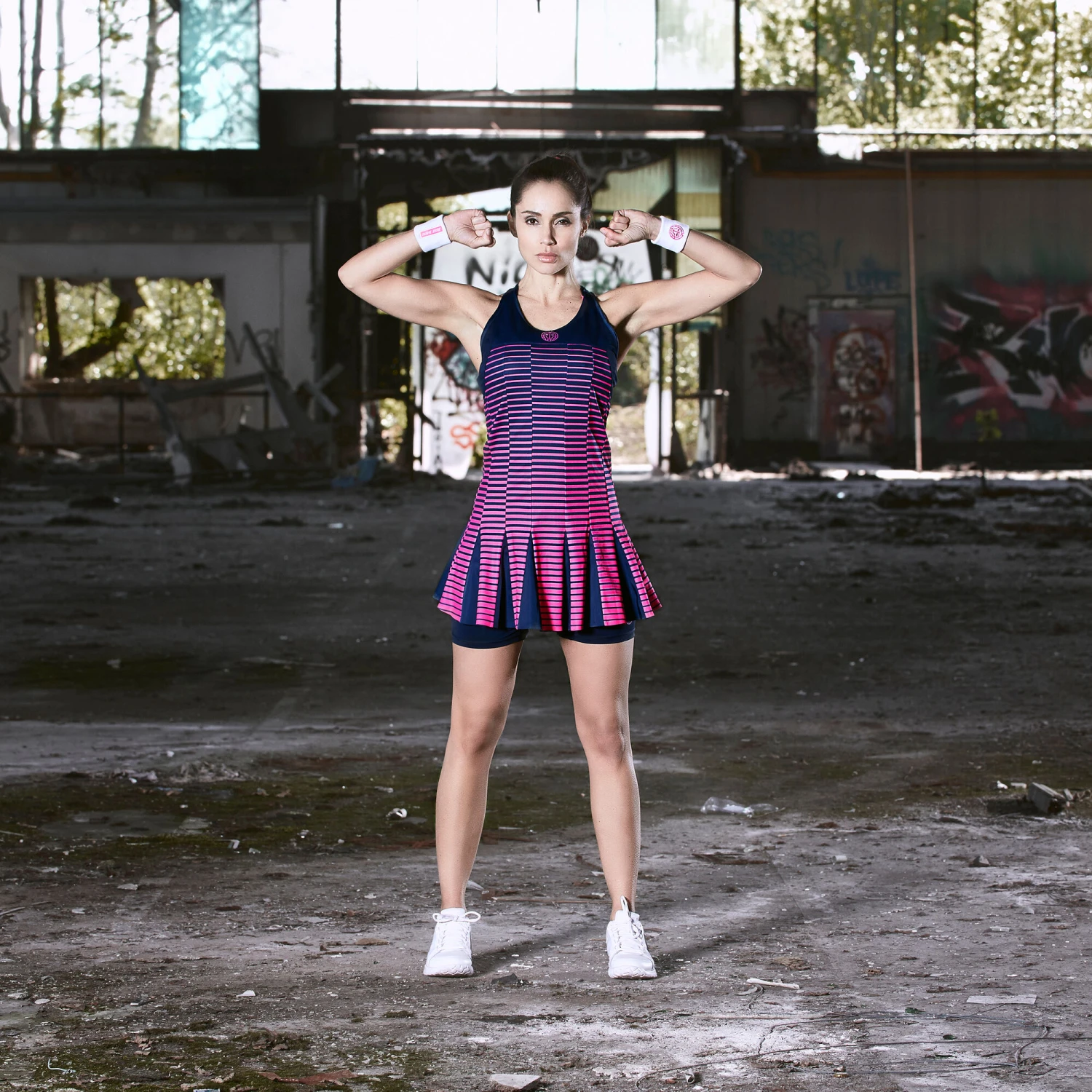 BIDI BADU Phoebe Tech Dress Women - Dark Blue, Pink 15 BIDI BADU Phoebe Tech Dress Women - Dark Blue, Pink - Image 13