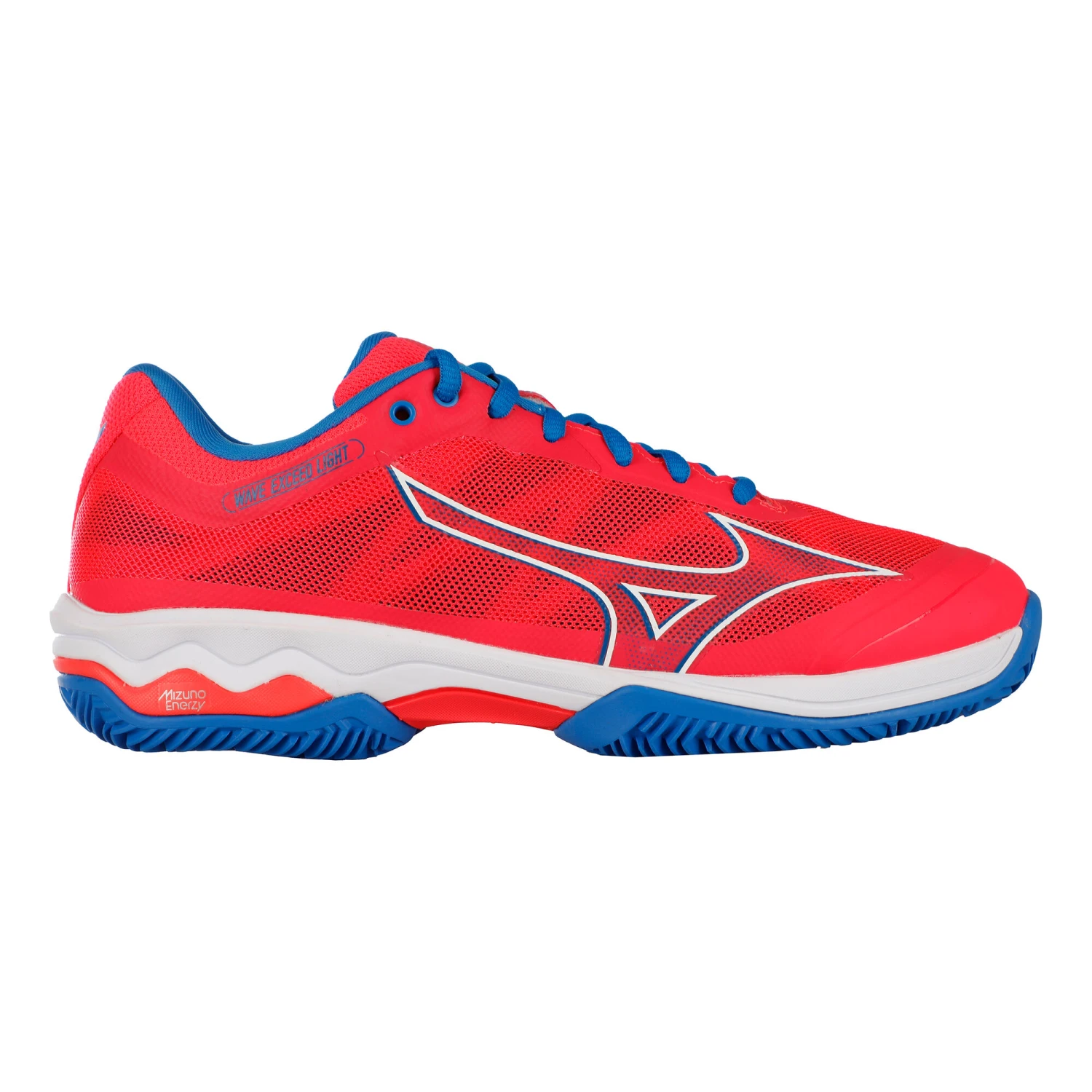 Mizuno Wave Exceed LGT Padel Shoe Women - Red, Blue 3 Mizuno Wave Exceed LGT Padel Shoe Women - Red, Blue