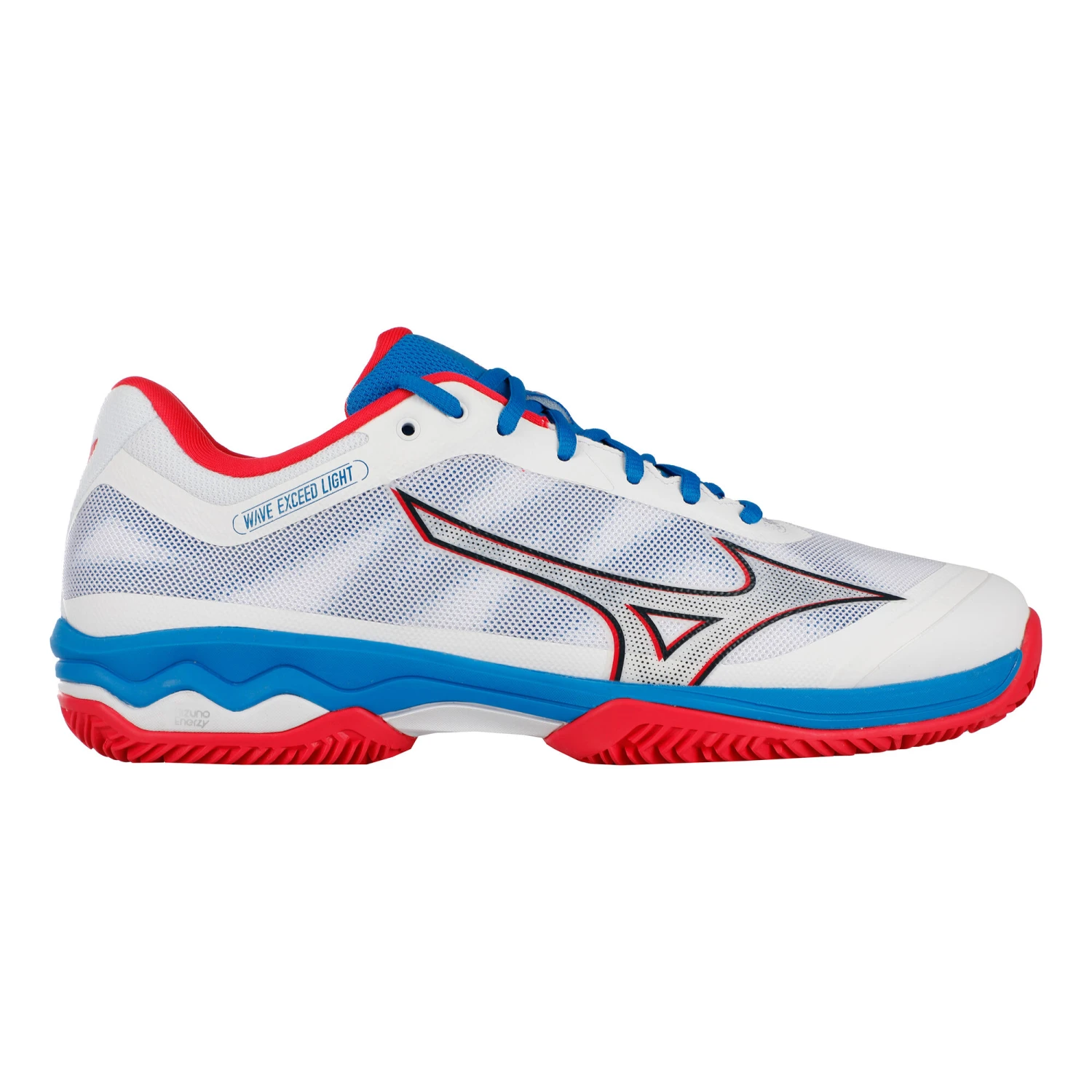Mizuno Wave Exceed LGT Padel Shoe Men - White, Blue 3 Mizuno Wave Exceed LGT Padel Shoe Men - White, Blue