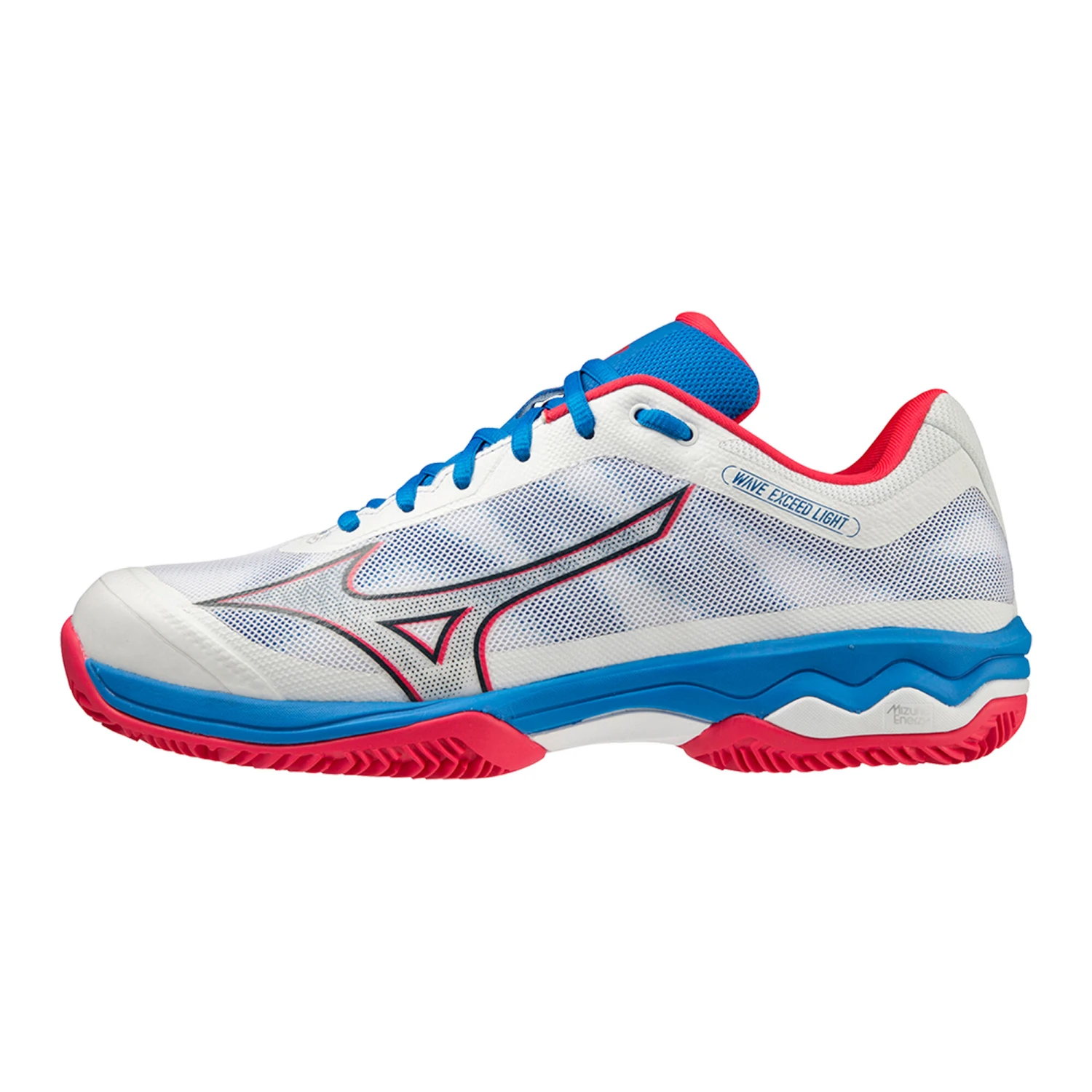 Mizuno Wave Exceed LGT Padel Shoe Men - White, Blue 4 Mizuno Wave Exceed LGT Padel Shoe Men - White, Blue - Image 2
