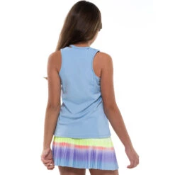 V-Neck Cutout Tank Top Girls - Light Blue -Padel Pro Shop 00860000 12