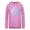 BIDI BADU Cynthia Basic Logo Hoody Women - Pink, White -Padel Pro Shop 01112000 000
