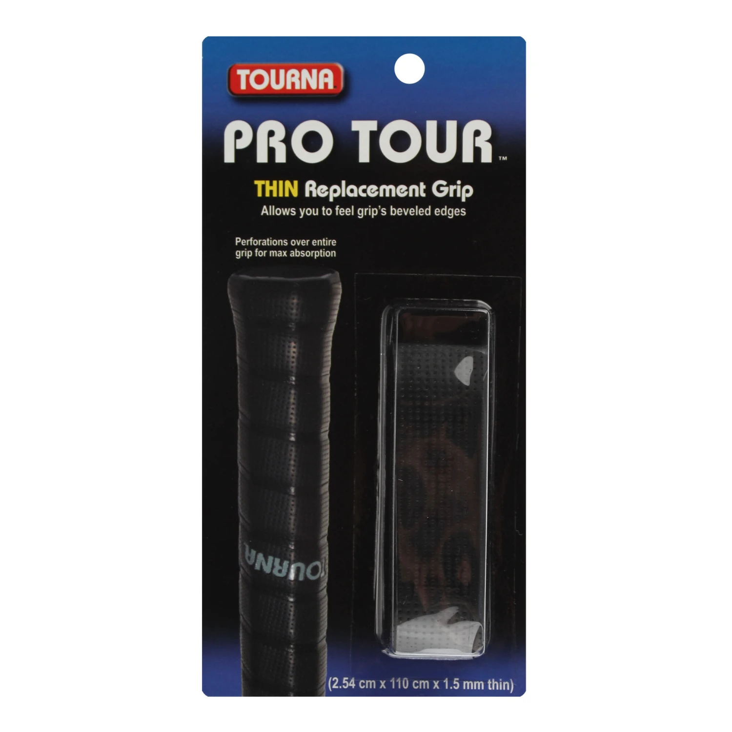 Tourna Pro Tour Grip 1 Pack - Black 3 Tourna Pro Tour Grip 1 Pack - Black