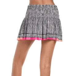 Long Live Summer Smocked Skirt Women - Blue, Multicoloured -Padel Pro Shop 01278000 15