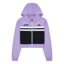 Ellesse Bulito Zip Hoodie Women - Lilac, Black