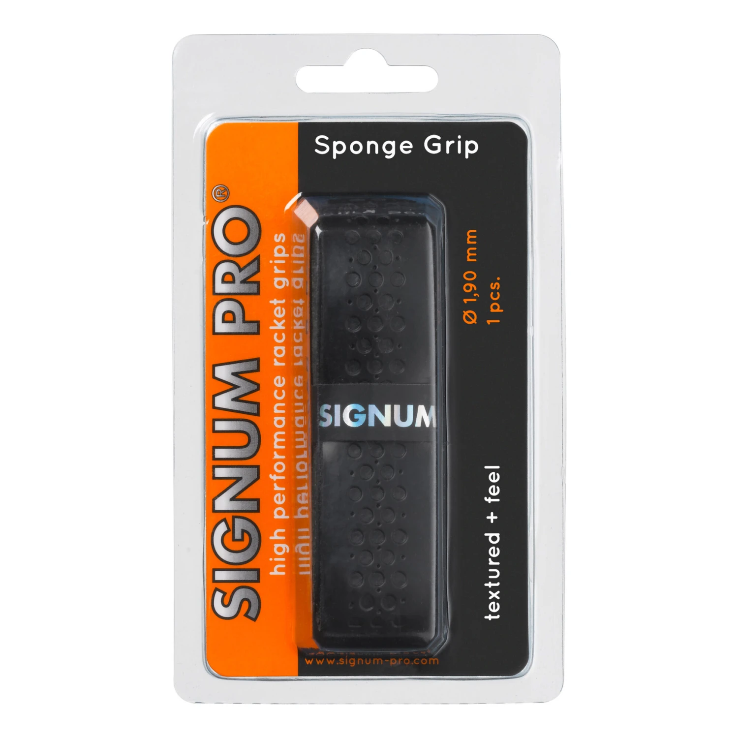 Sponge Grip 1 Pack - Black 3 Sponge Grip 1 Pack - Black