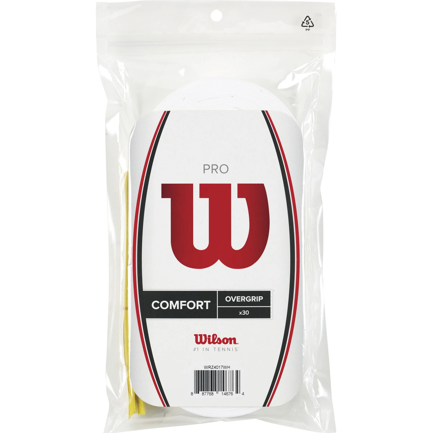 Wilson Pro Overgrip 30 Pack - White 3 Wilson Pro Overgrip 30 Pack - White