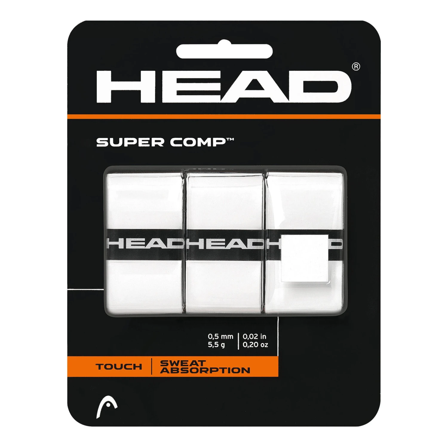 Head Super Comp 3 Pack - White 3 Head Super Comp 3 Pack - White