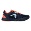 Head Sprint Team 3.0 2021 All Court Shoe Women - Dark Blue, Coral -Padel Pro Shop 01808000 0 1