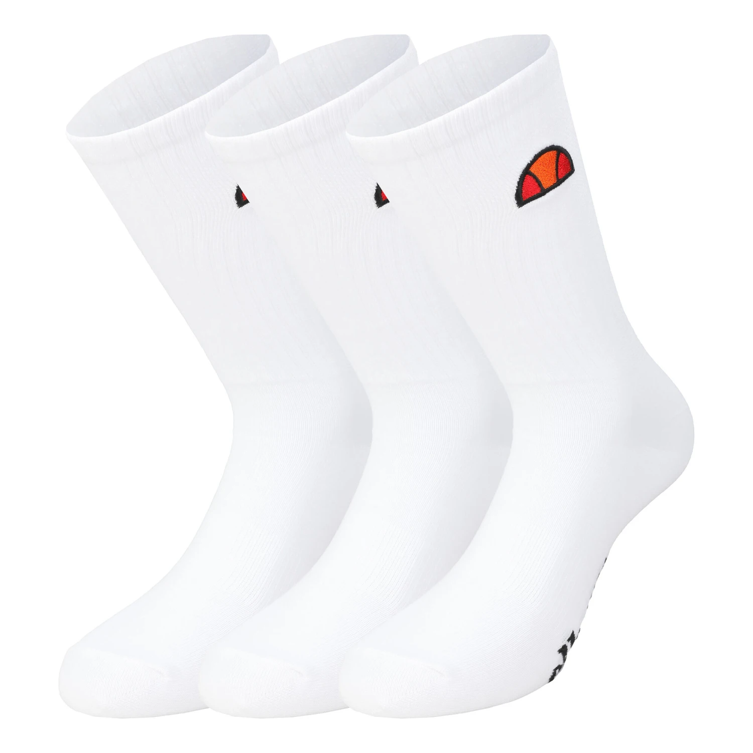 Ellesse Illan Tennis Socks 3 Pack - White 3 Ellesse Illan Tennis Socks 3 Pack - White