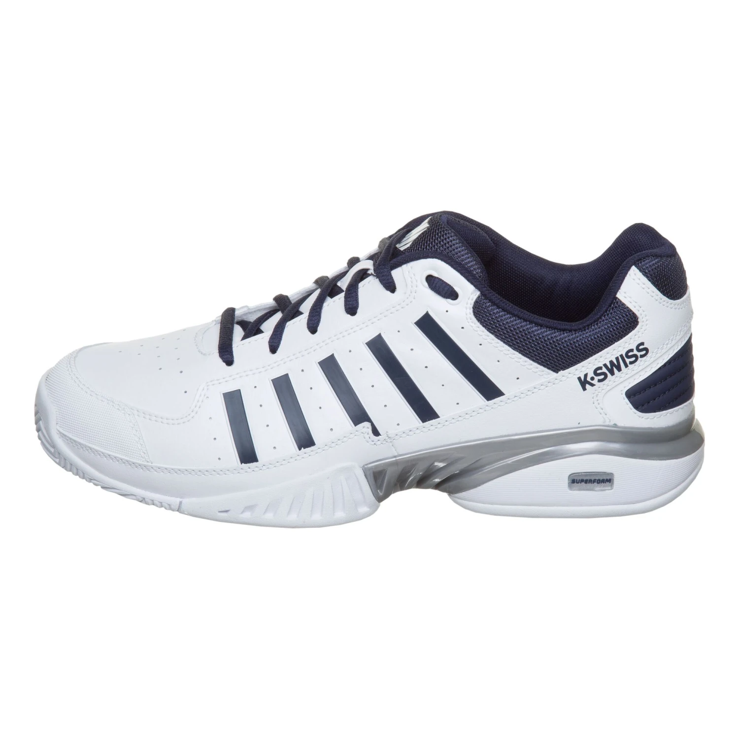 K-Swiss Receiver IV All Court Shoe Men - White, Dark Blue 4 K-Swiss Receiver IV All Court Shoe Men - White, Dark Blue - Image 2