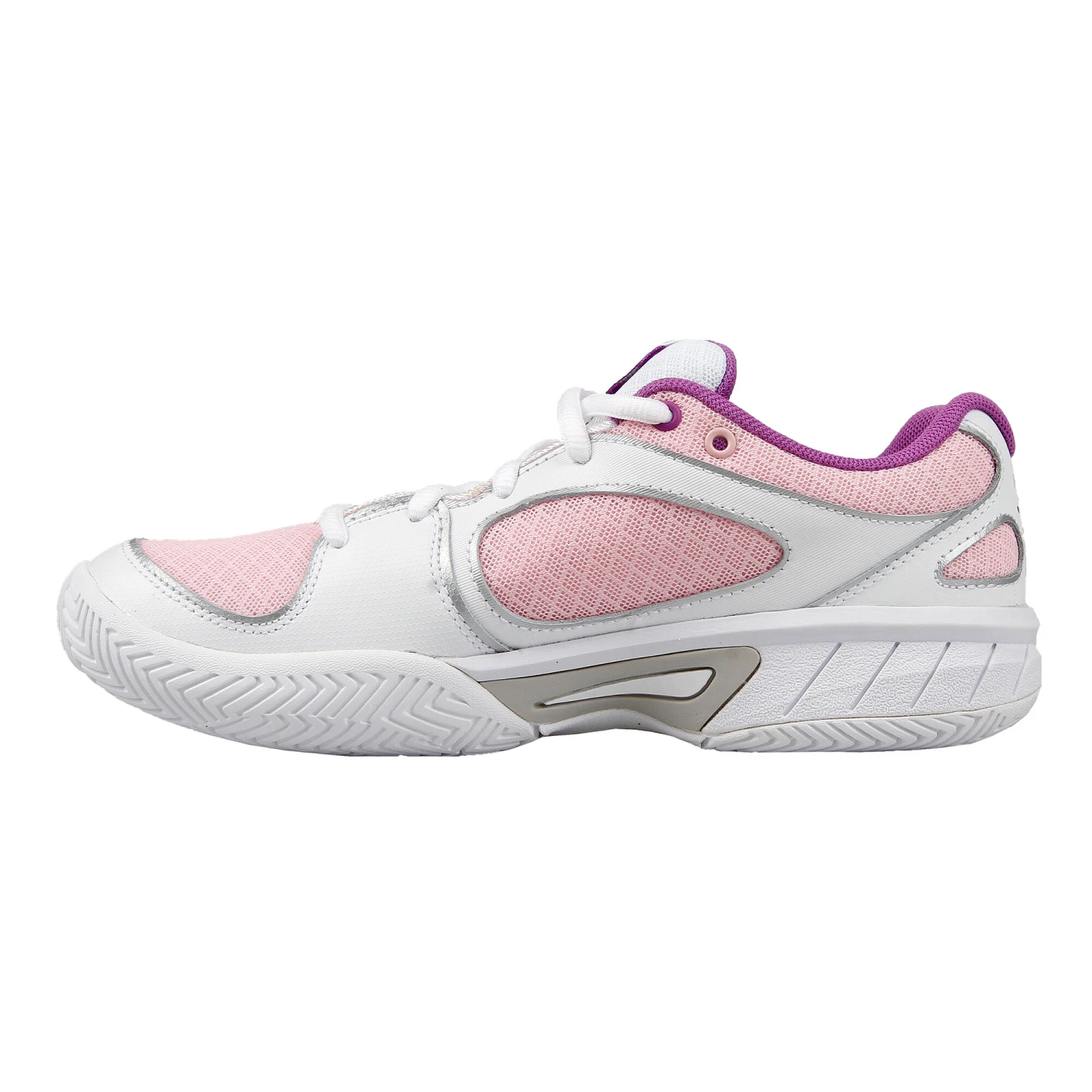 K-Swiss Express 100 Mesh All Court Shoe Women - White, Pink 4 K-Swiss Express 100 Mesh All Court Shoe Women - White, Pink - Image 2