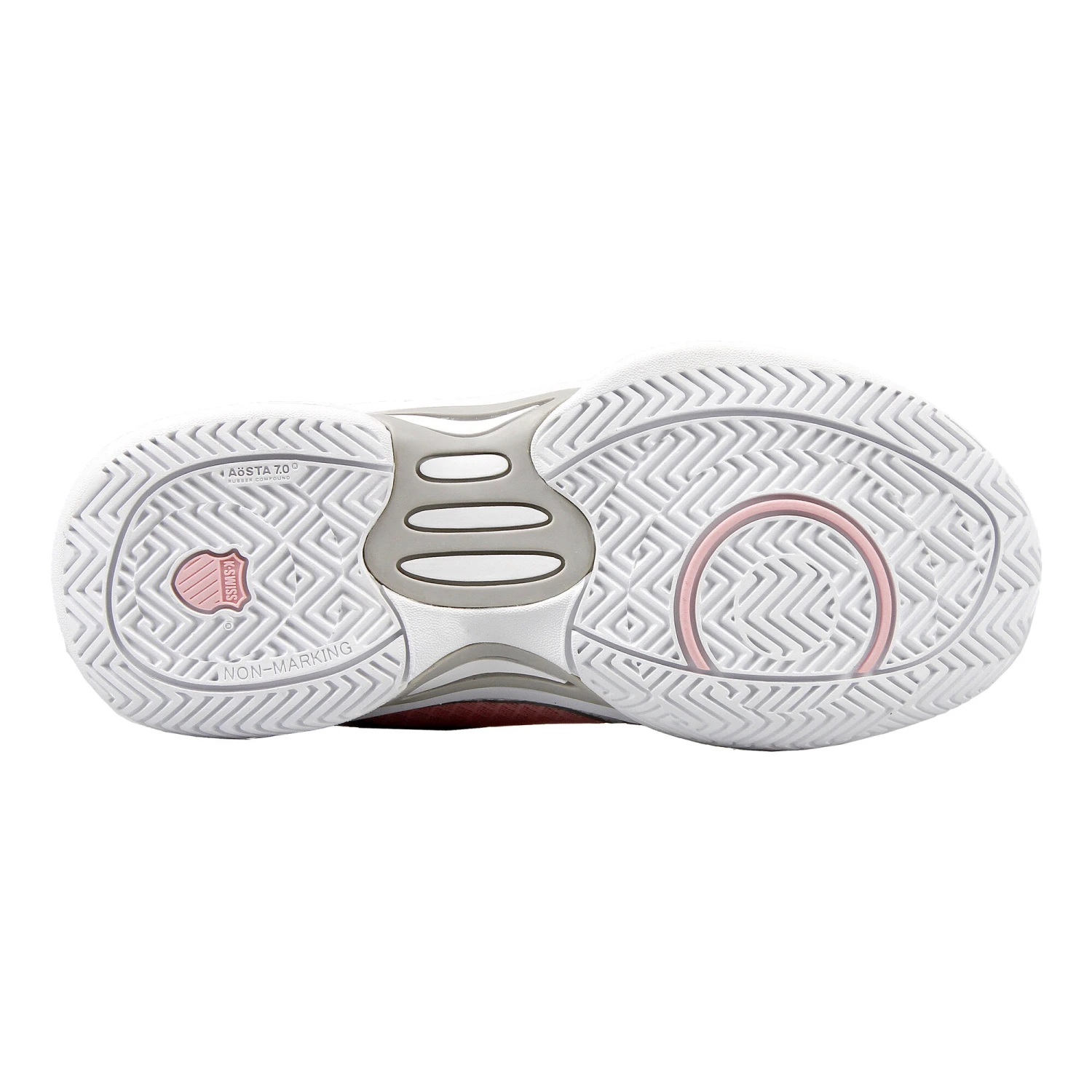 K-Swiss Express 100 Mesh All Court Shoe Women - White, Pink 5 K-Swiss Express 100 Mesh All Court Shoe Women - White, Pink - Image 3