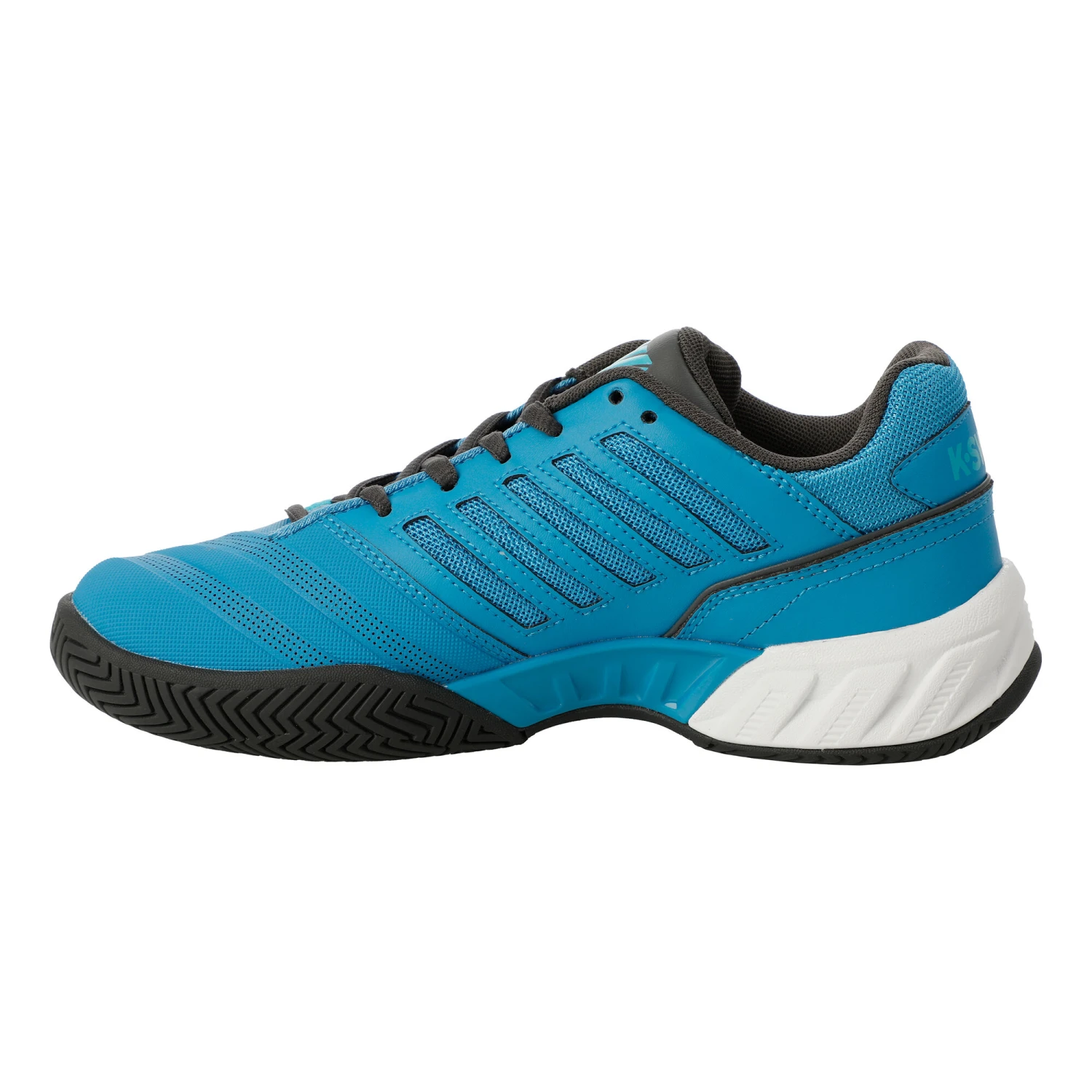 K-Swiss Bigshot Light 4 All Court Shoe Kids - Blue, Black 4 K-Swiss Bigshot Light 4 All Court Shoe Kids - Blue, Black - Image 2