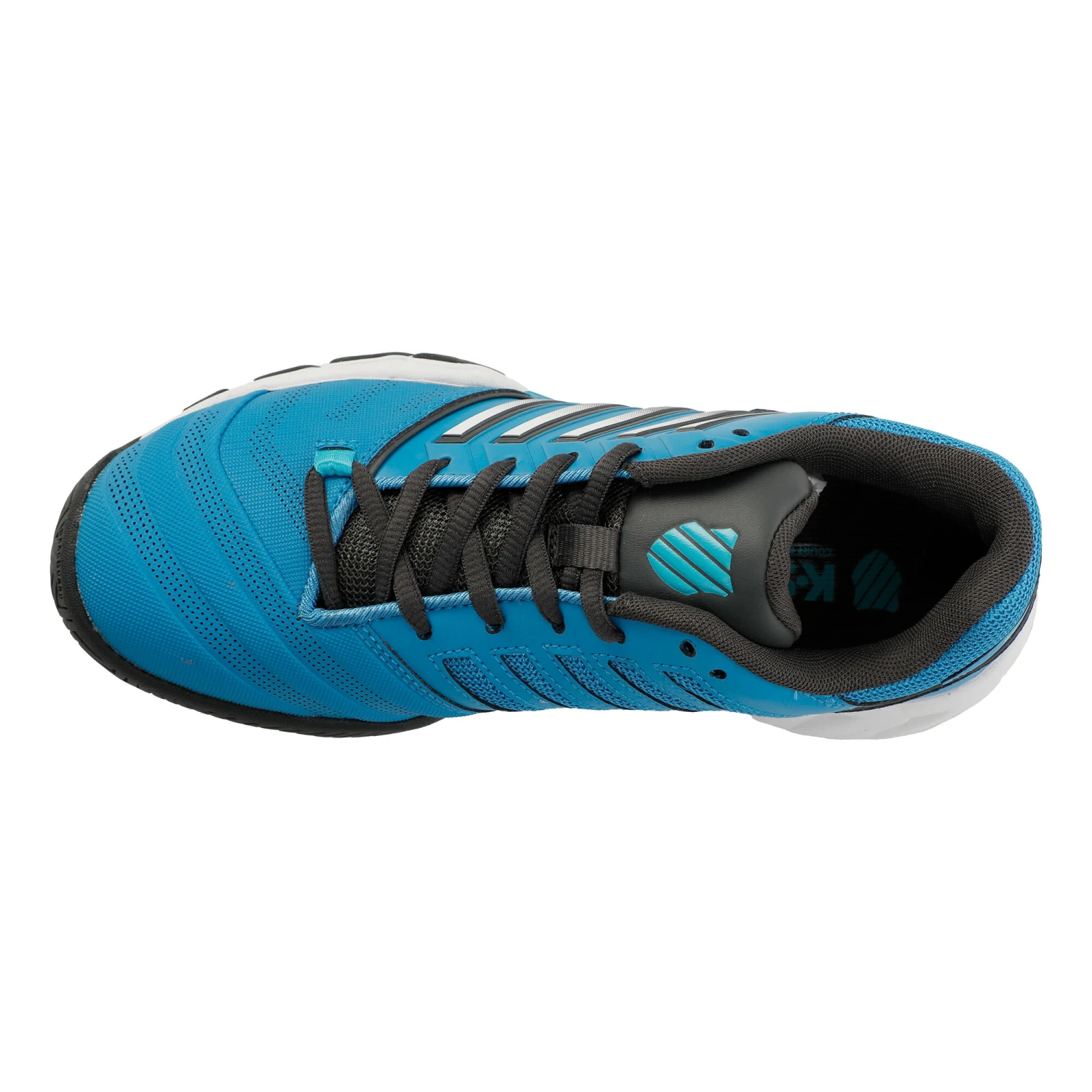 K-Swiss Bigshot Light 4 All Court Shoe Kids - Blue, Black 5 K-Swiss Bigshot Light 4 All Court Shoe Kids - Blue, Black - Image 3