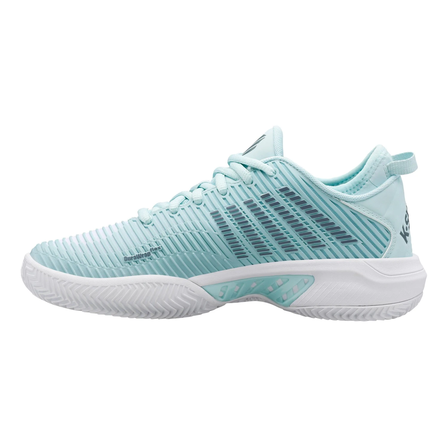 K-Swiss Hypercourt Supreme Clay Court Shoe Women - Light Blue, White 4 K-Swiss Hypercourt Supreme Clay Court Shoe Women - Light Blue, White - Image 2