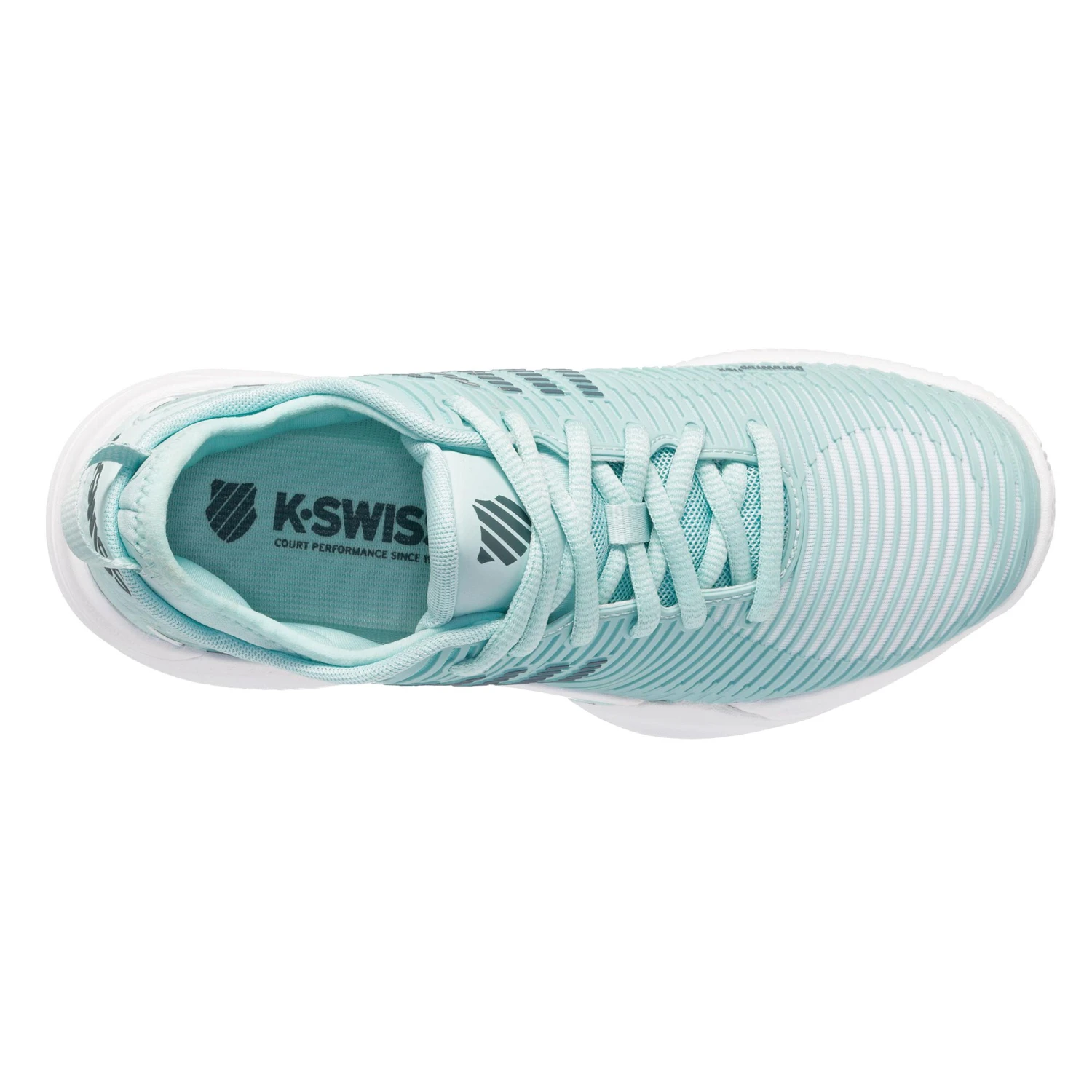 K-Swiss Hypercourt Supreme Clay Court Shoe Women - Light Blue, White 5 K-Swiss Hypercourt Supreme Clay Court Shoe Women - Light Blue, White - Image 3