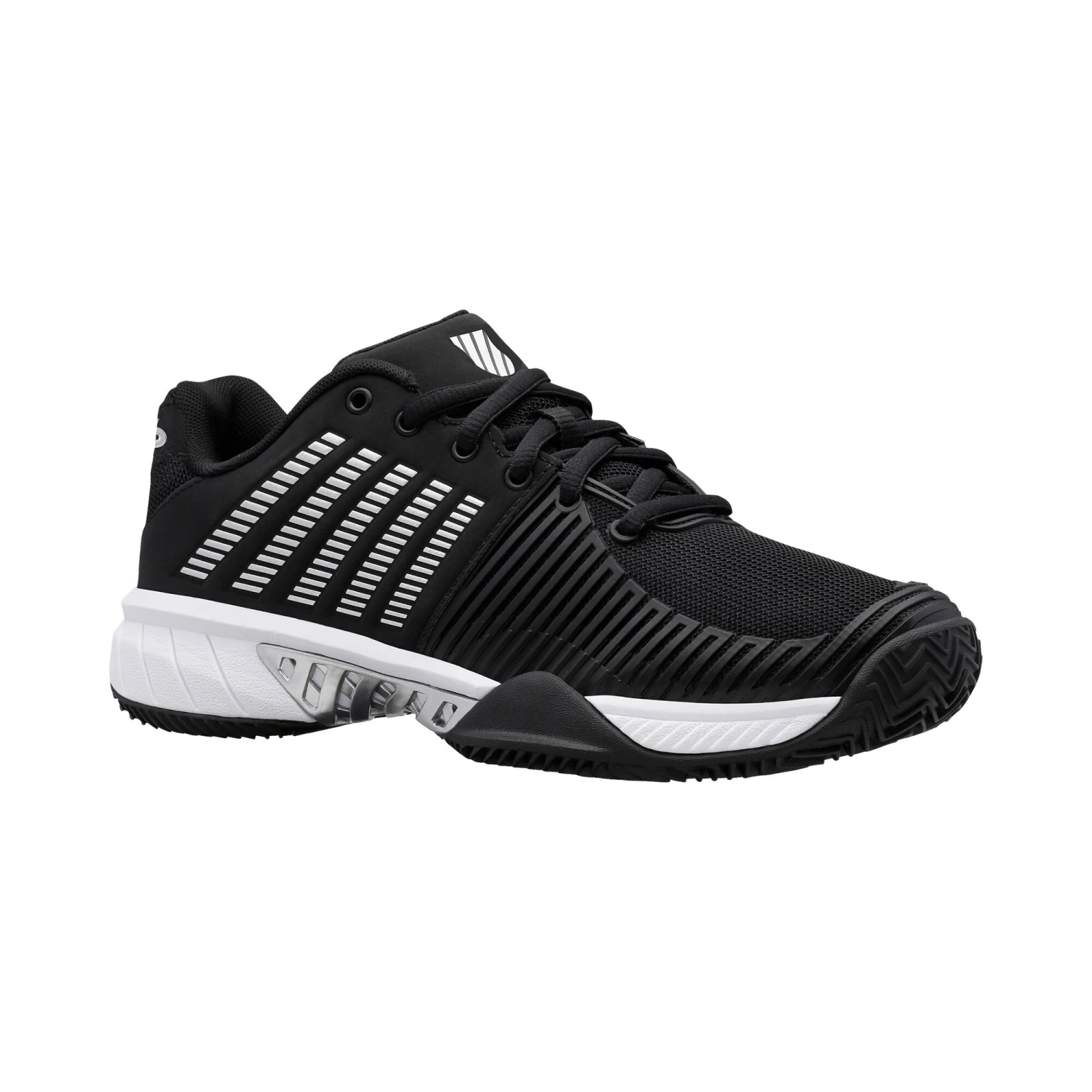 K-Swiss Express Light 2 Clay Court Shoe Women - Black, Silver 7 K-Swiss Express Light 2 Clay Court Shoe Women - Black, Silver - Image 5