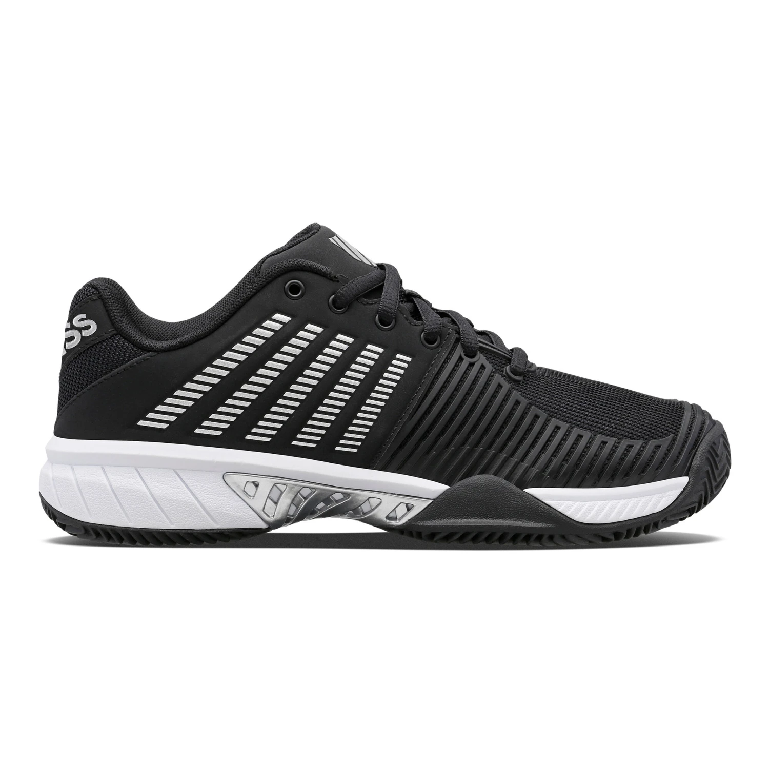 K-Swiss Express Light 2 Clay Court Shoe Women - Black, Silver 3 K-Swiss Express Light 2 Clay Court Shoe Women - Black, Silver